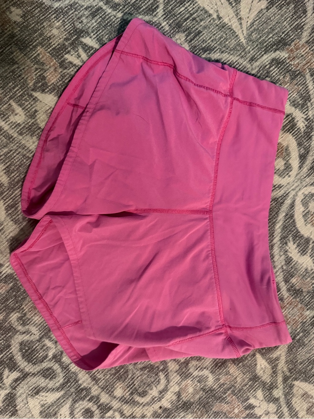 Pink Lululemon Speed Up Shorts